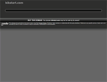 Tablet Screenshot of kikstart.com